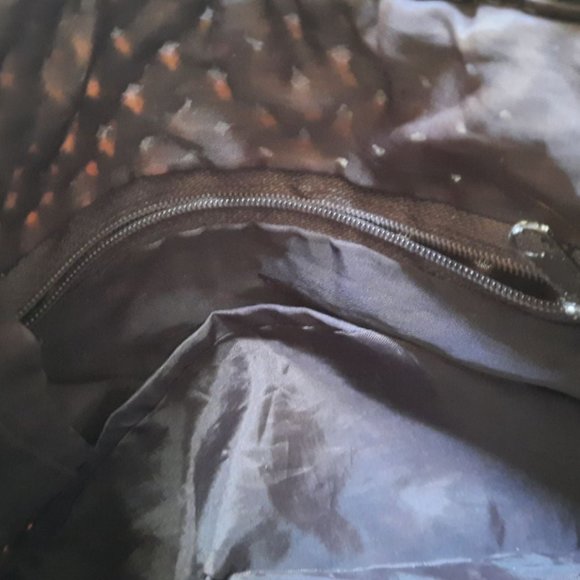 ๐ Cute Dark Brown Macrame Purse Shoulder Bag, Boho, Cottage Core, LN - Picture 5 of 8